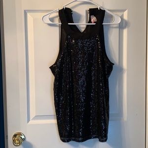 Sequin tank top